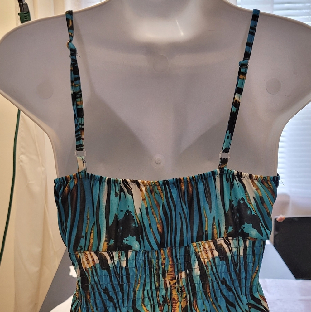 Vibrant Multicolor Maxi Dress - Picture 3 of 7